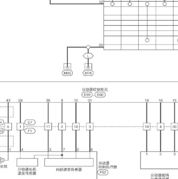 2017年日产途乐四驱电路图