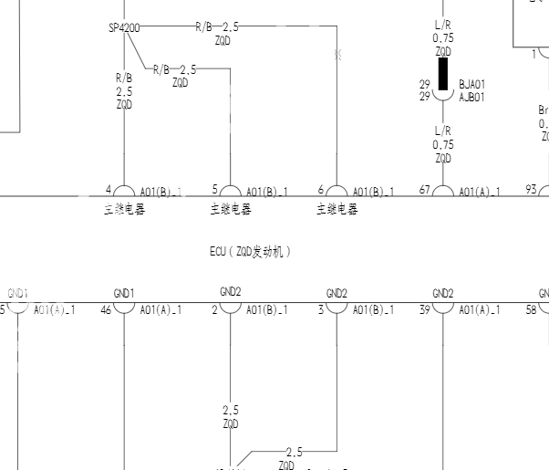 2020年比亚迪宋PLUS 发动机油泵电路图