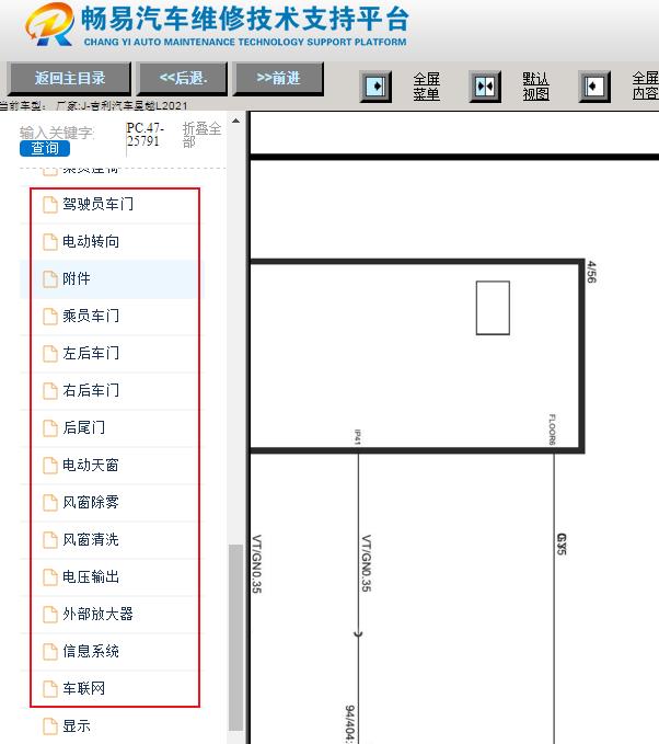 2021年吉利星越L车身电脑相关电路图