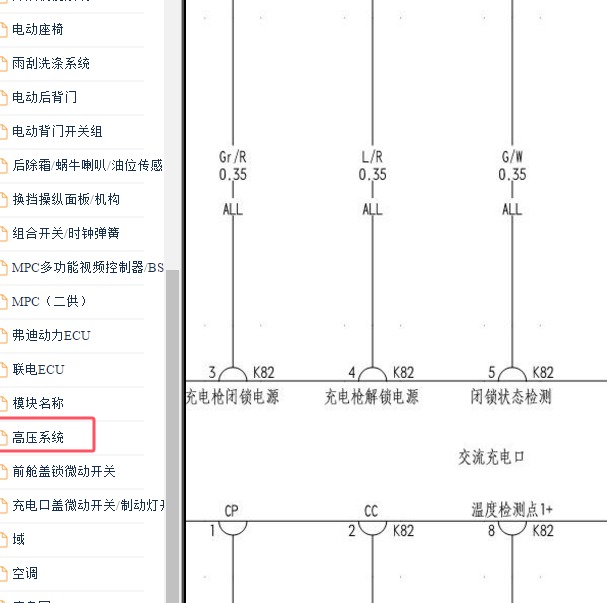 2023-2024年比亚迪宋Pro DMi充电机电路图