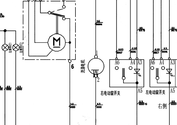 南京依维柯得意车窗电路图资料