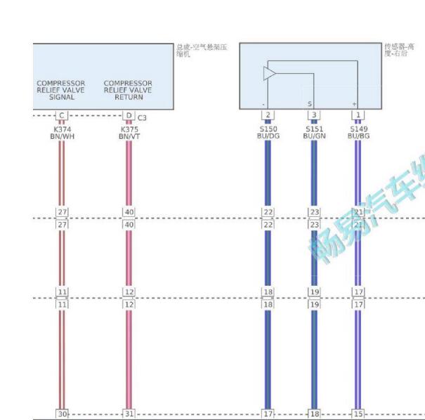 2023年道奇RAM2500空气压缩机电路图