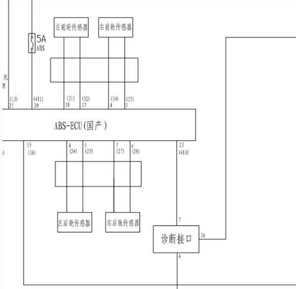 2010年金杯御领OBD与发动机电路图