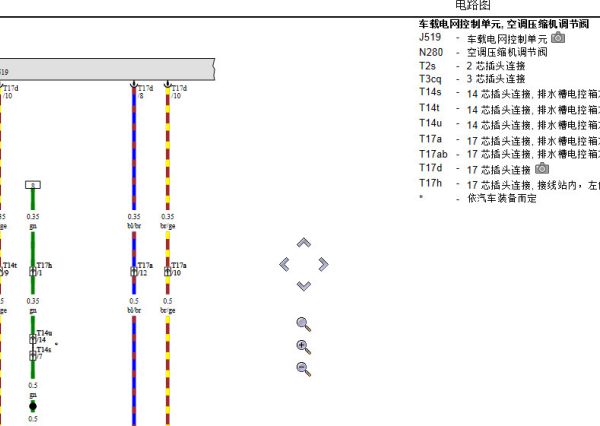 2015年奥迪RS7空调压缩机电路图和维修手册