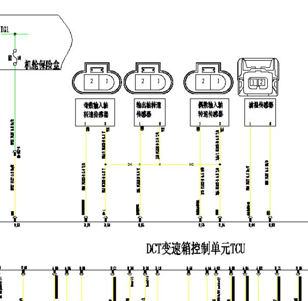 2019年长安欧尚X5 PLUS变速箱电路图