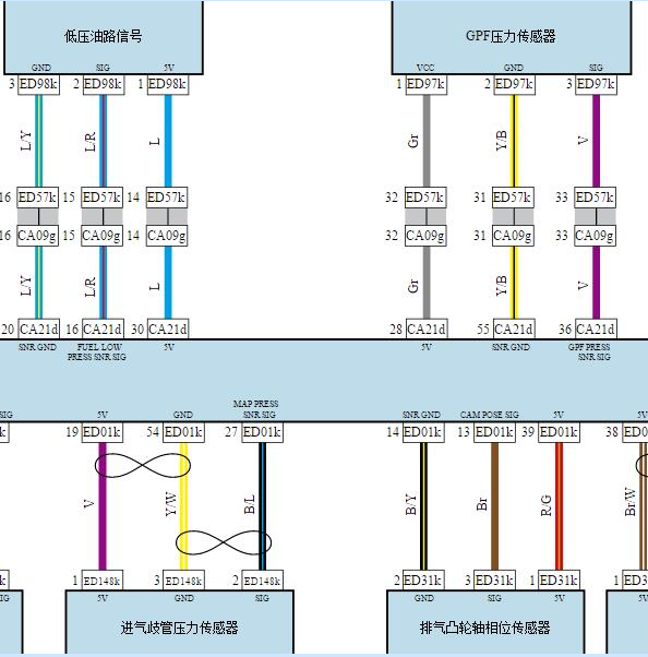 2022年吉利星瑞JLH-4G20TD发动机电路图