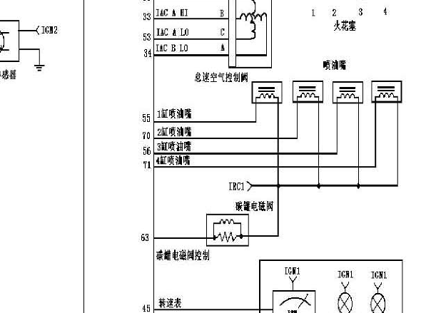 长安汽车4G15系列发动机电路图资料