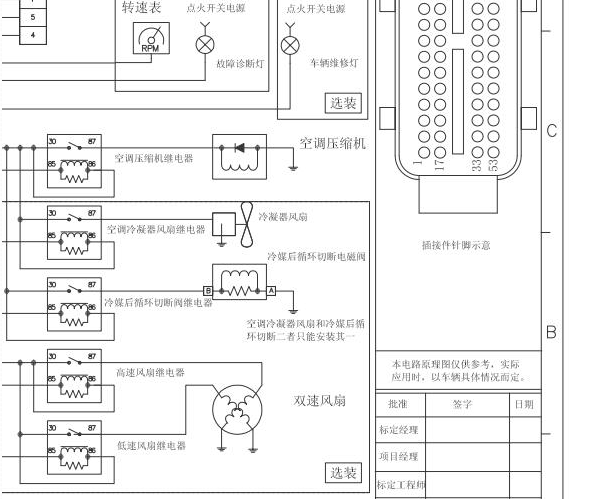 长城哈弗H5 MT20U2发动机电路图资料