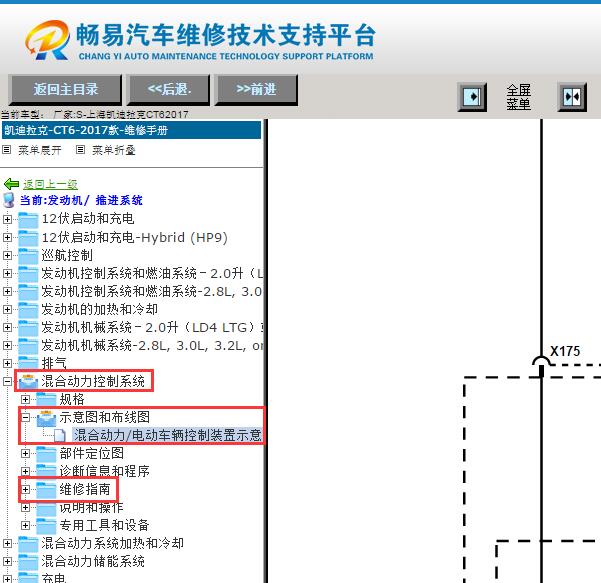 2017年凯迪拉克CT6混动系统电路图与维修手册