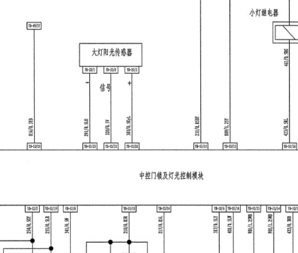 10年吉利海景灯光电路图