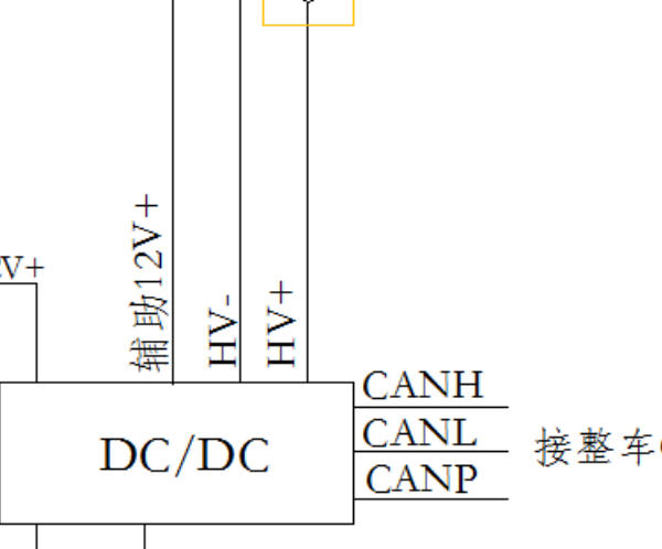 2019年郑州日产锐骐EV DCDC相关电路图资料