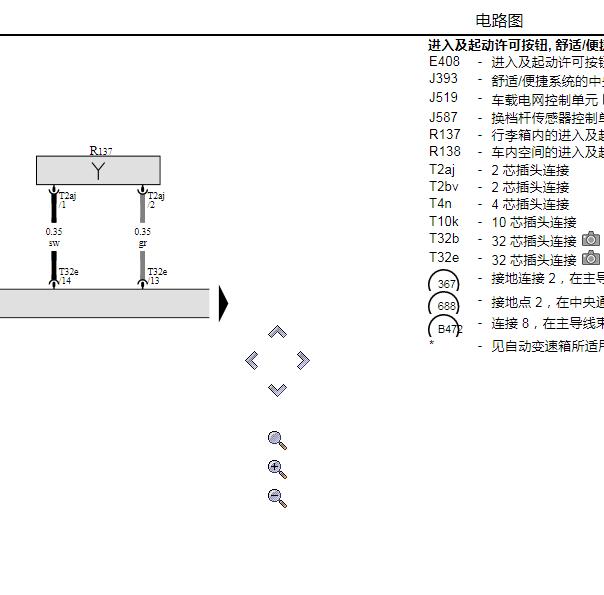 2013年奥迪Q5车身系统电路图