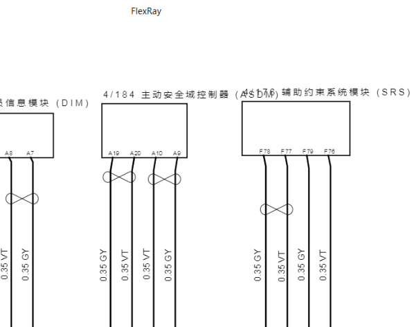 2019年沃尔沃XC60驾驶辅助和网络通讯电路图