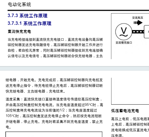 2021年吉利远程GLR/Re500快充系统维修手册