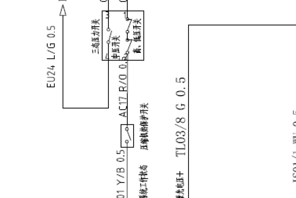 2019年长安逸动EV空调电路图