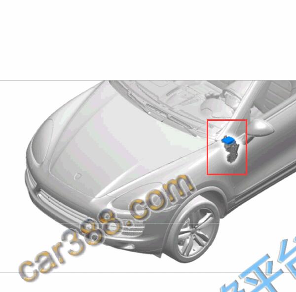 2013年保时捷卡宴网关模块位置
