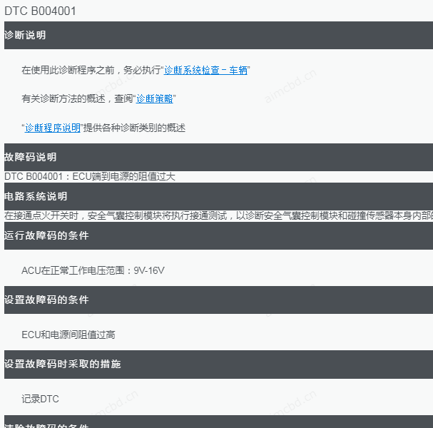 2024年五菱MINI EV气囊系统故障码资料
