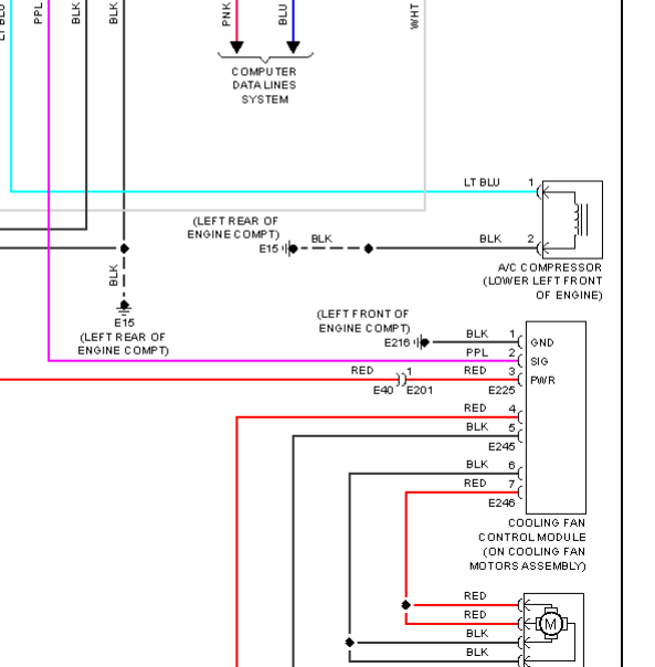 2014英菲尼迪QX60空调压缩机电路图