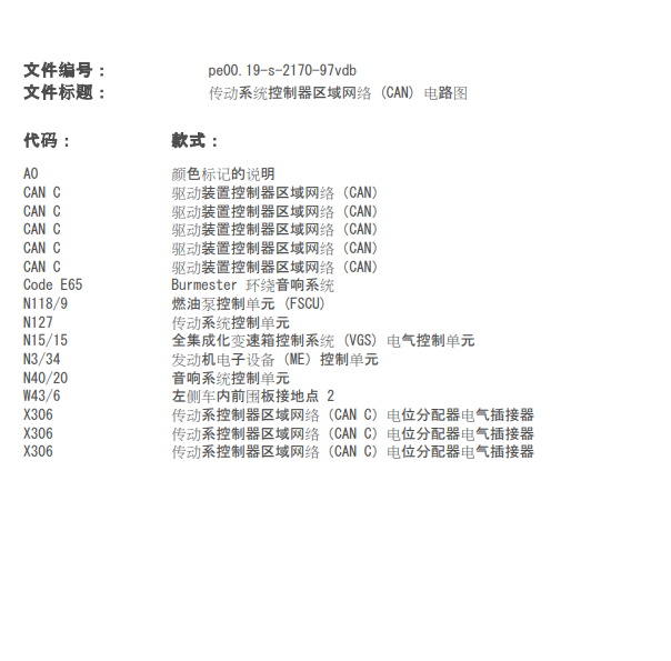2021年奔驰威霆CAN电路图