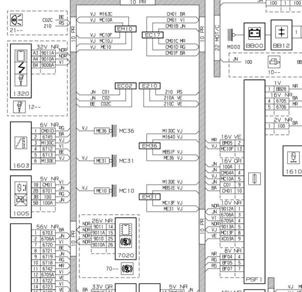 2009年雪铁龙C4变速箱档杆电路图