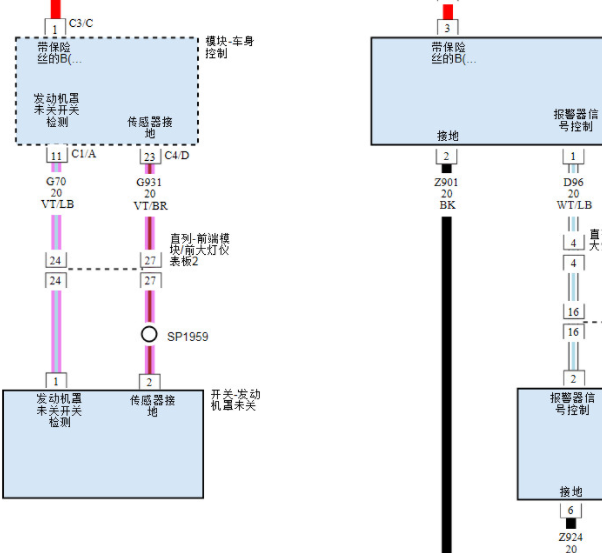 2014年吉普大切诺基机盖锁电路图