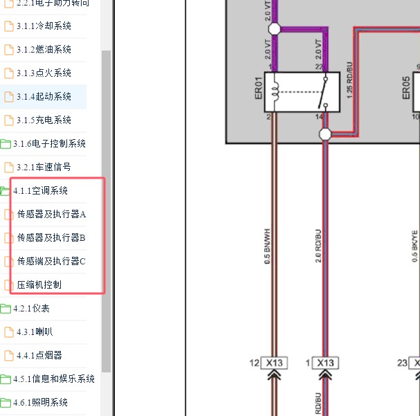 2010年长安金牛星空调电路图