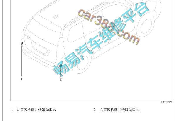 2019年哈弗H9倒车雷达位置资料