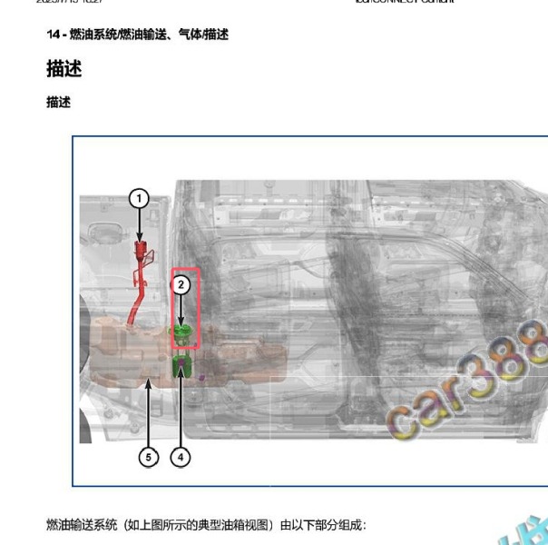 2022年道奇RAM1500油泵控制模块位置