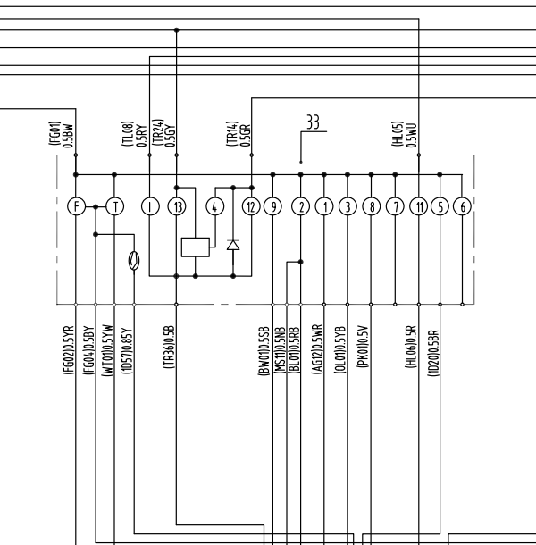 2019年长安跨越王X5仪表电路图