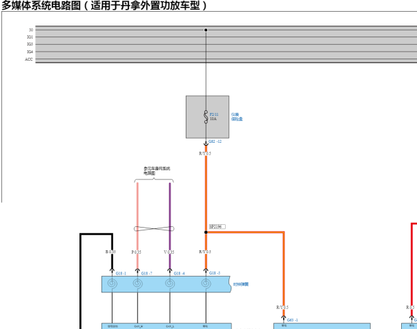 2024年比亚迪唐DM 丹拿音响电路图资料