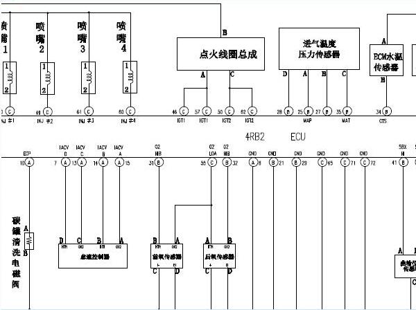 2011年金杯海狮发动机电路图