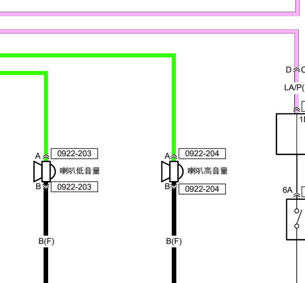 2023年马自达CX-50 喇叭电路图