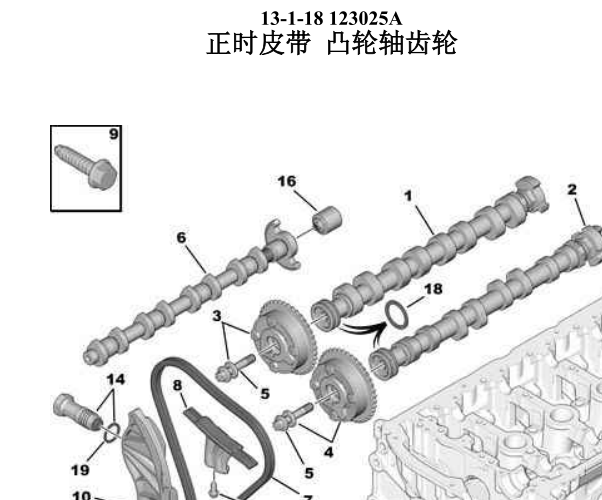 2014年雪铁龙DS5发动机正时资料