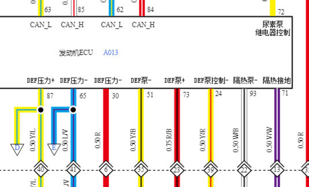 2022年福田图雅诺尿素泵电路图资料