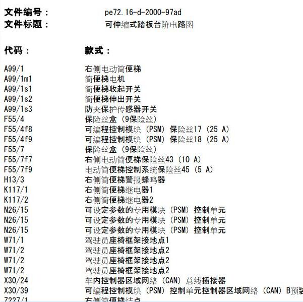 2012年奔驰凌特电动踏板电路图