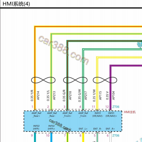 2022年理想L9 音响系统电路图