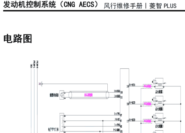 2023年东风风行菱智PLUS发动机针脚和电路图