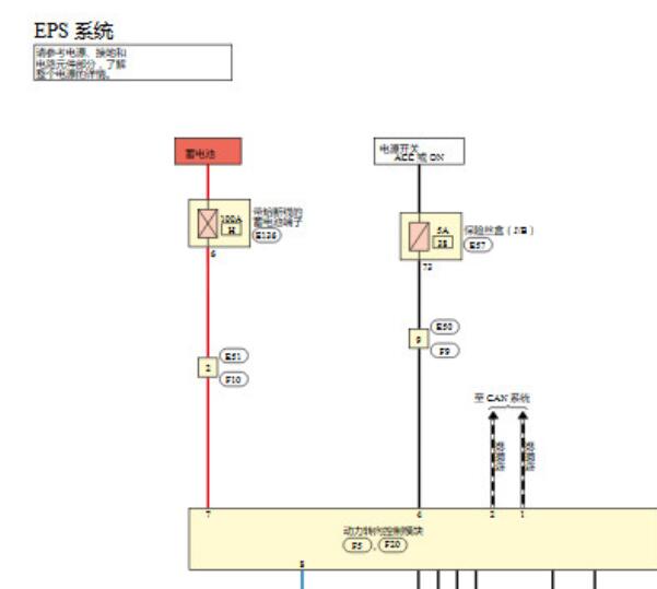 2024年日产艾睿雅方向机电路图