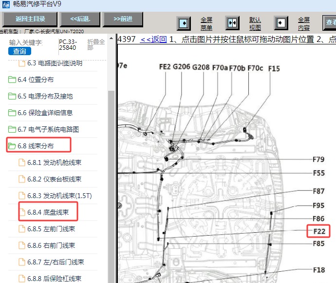 2020年长安UNI-T射频接收器位置