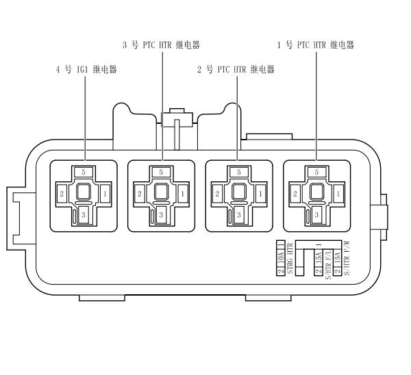 2015年丰田汉兰达启动继电器位置