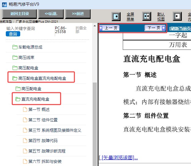 2021年比亚迪秦PLUS DM-i 直流充电配电盒维修手册