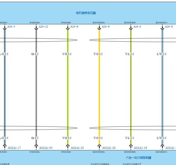 2025年海豹05旋变电机信号电路图