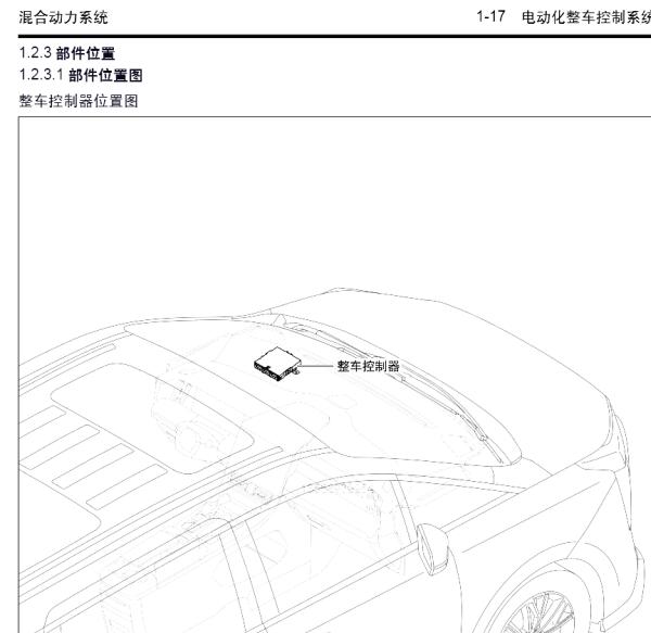 2023年广汽传祺M8整车控制器位置