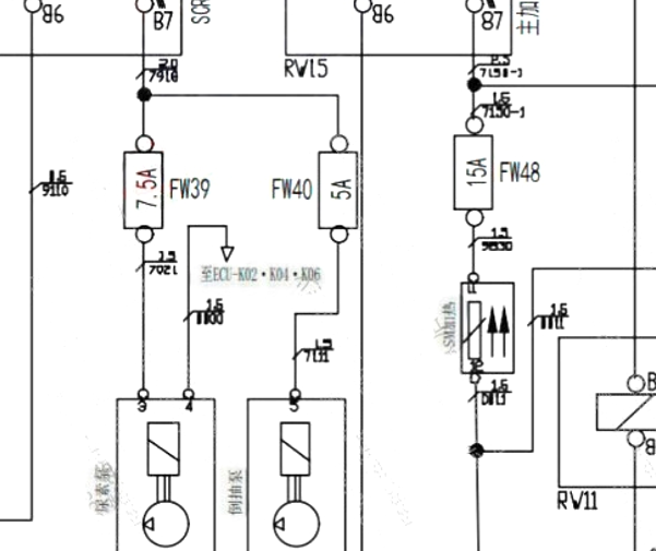 依维柯欧胜F1C发动机尿素泵电路图资料