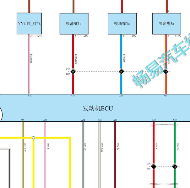 2023年长城坦克500发动机电路图