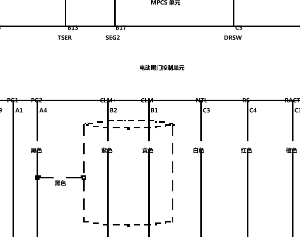 2007年讴歌MDX电动尾门线路图