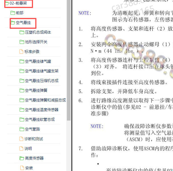 2015年吉普大切诺基底盘升降电路图