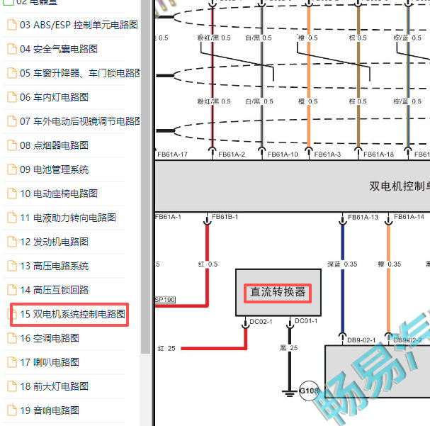 2016-2017年广汽传祺GA5PHEV DCDC电路图