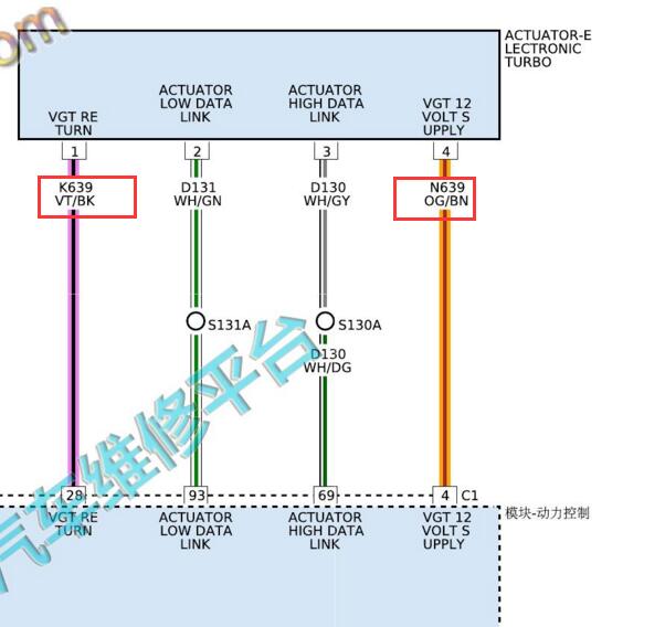 2019年道奇公羊Ram涡轮增压系统电路图
