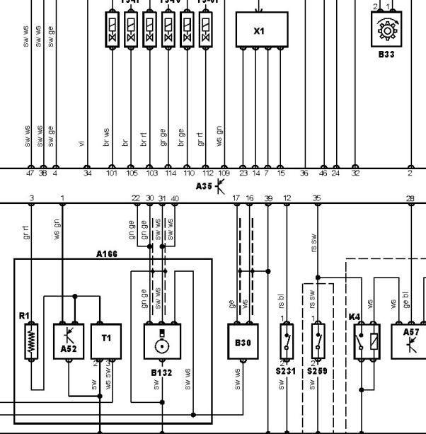 1998年日产途乐TB42发动机电路图